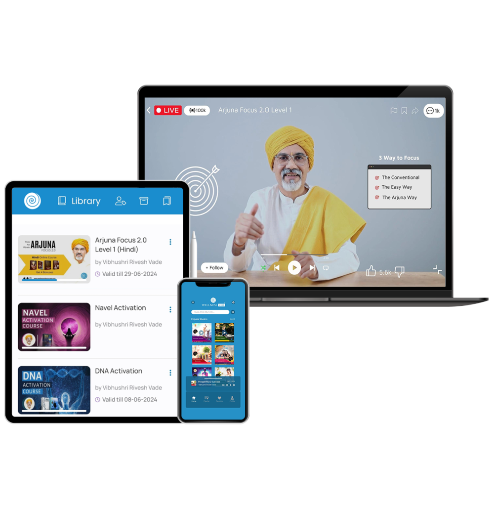 Self Paced Online Courses to sustain lifelong health, wealth & relations